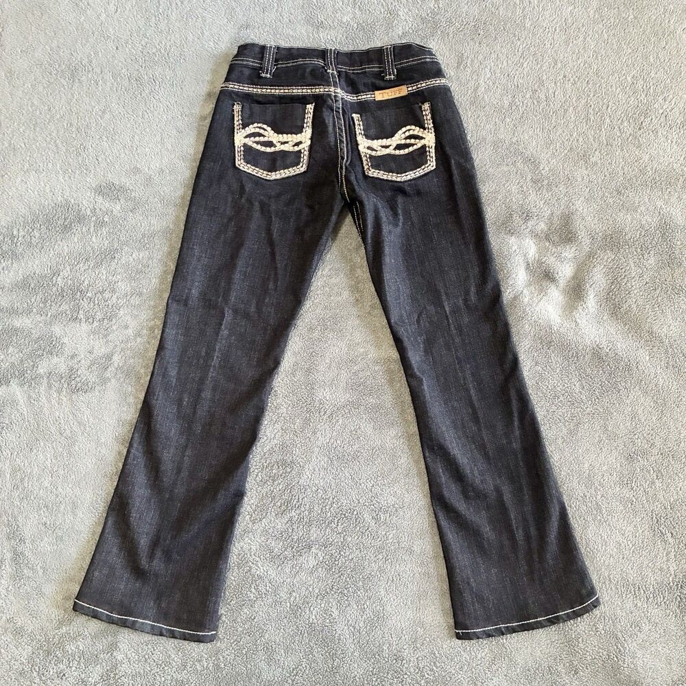 Cowgirl Tuff Jeans Womens 26 x 31 (26x27) Blue Western Rodeo Bootcut Golden